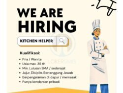 Lowongan Kerja Kitchen Helper di Wardeng Sambro Matsumura.