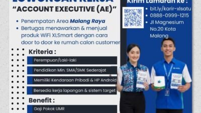 CBN Buka Lowongan Account Executive Penempatan Malang Raya, Tawarkan Produk WiFi XLSmart
