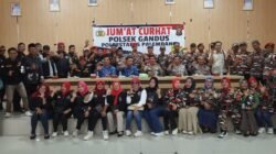 Curhat Jumat Gandus, Kapolsek Bersama Camat dan Lurah Mengajak Ormas dan masyarakat untuk menjaga Kamtibmas
