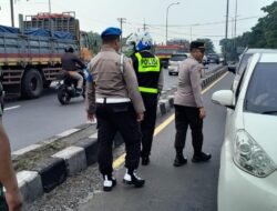 Antisipasi Kerusuhan Suporter, Polres Pasuruan Siagakan Personel di Exit Tol Purwodadi