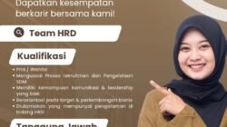 PT Berkah Sakti Enterprise Buka Lowongan Team HRD, Kesempatan Berkarier di Lamongan