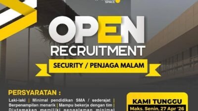 Aola Co-Working Space Buka Lowongan Security/Penjaga Malam, Fresh Graduate Dipersilakan Melamar