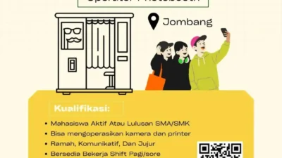 Lowongan Kerja Jombang: Dibutuhkan Operator Photobooth Part-Time