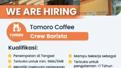 Tomoro Coffee Buka Lowongan Kerja Barista di Tangerang Selatan, Lulusan SMA/SMK Bisa Daftar