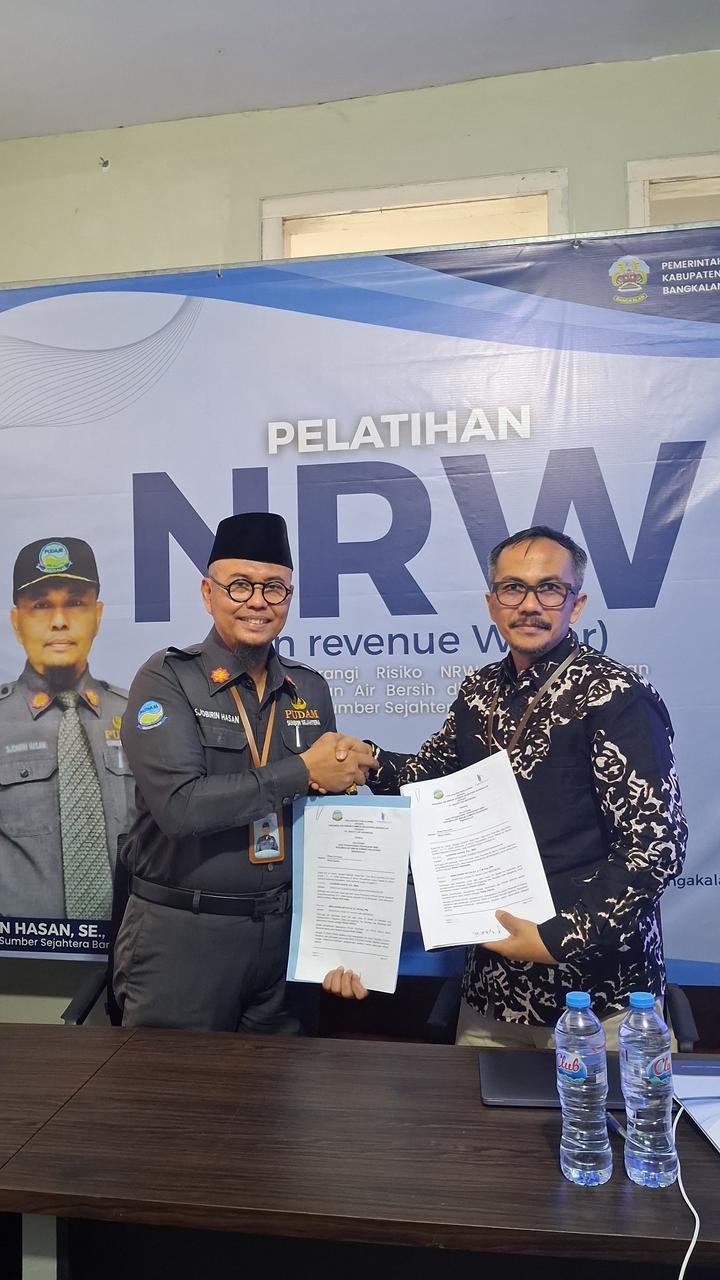 PUDAM Bangkalan Gandeng Berbagai Daerah di Jatim Gelar Pelatihan Teknis Tekan Kehilangan Air (NRW)