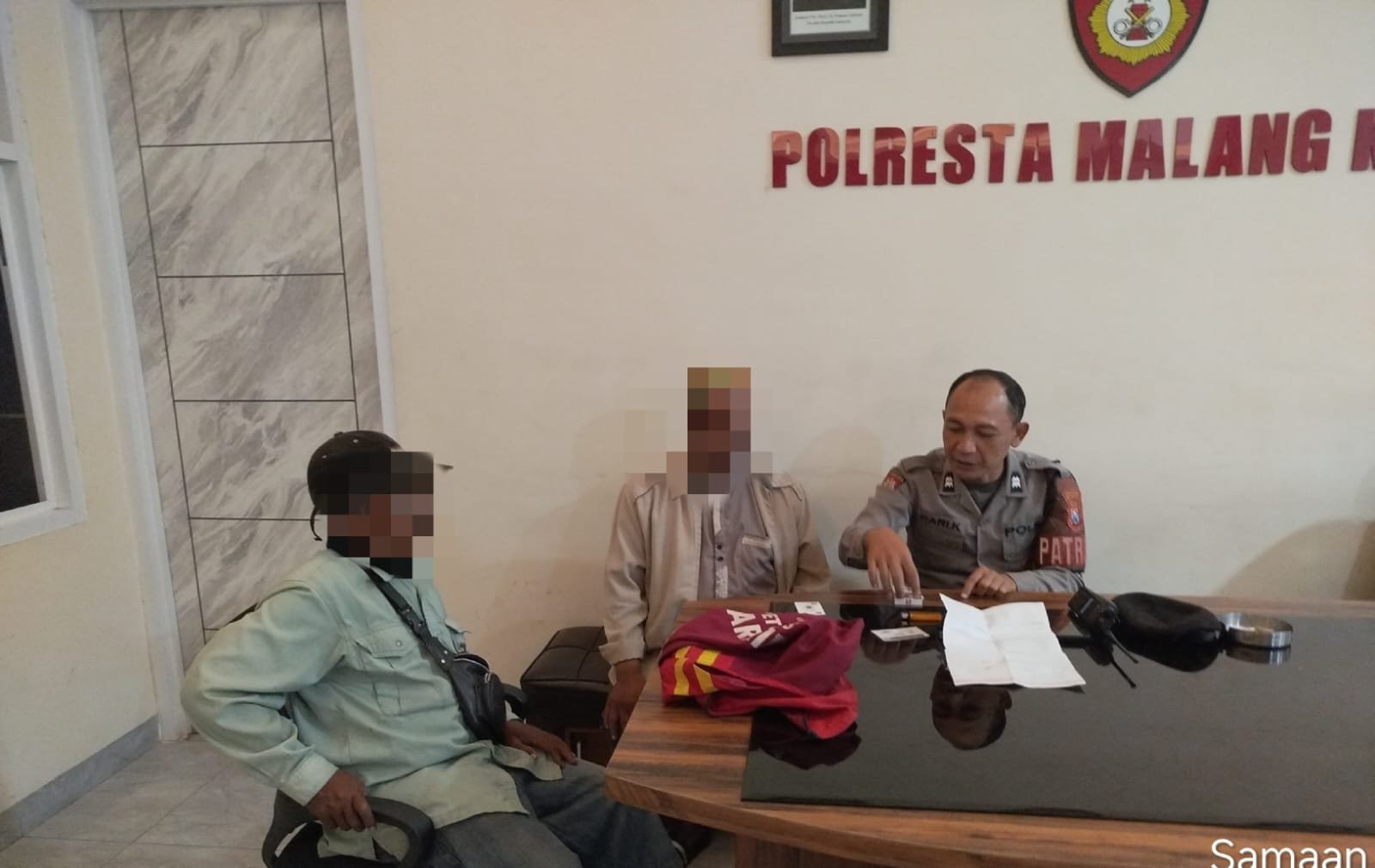 Polresta Malang Kota Tindak Dugaan Parkir Ilegal dengan Karcis Fotokopi di Jalan Trunojoyo