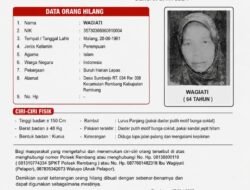 Lansia Asal Rembang Dilaporkan Hilang, Polisi Minta Bantuan Masyarakat