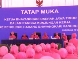 Ketua Bhayangkari Jatim Tinjau UMKM dan Serahkan Tali Asih di Polres Pasuruan