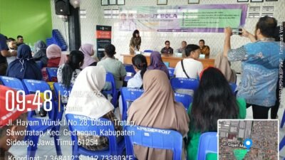 Pemdes Sawotratap Sambut Hangat Sosialisasi JBT Dispendukcapil Kabupaten Sidoarjo