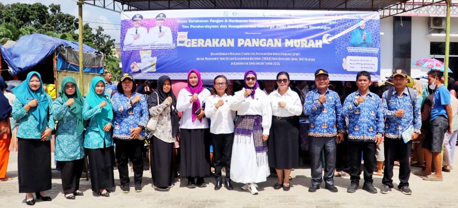Jelang Idul Adha 1447 H, Gerakan Pangan Murah Pemkab Simalungun Diserbu Warga Bandar