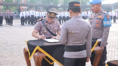 Kapolres Pimpin Sertijab PJU Dan Kapolsek Jajaran : Tingkatkan Pelayanan Publik Humanis Dan Responsif