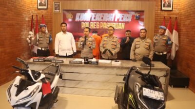 Ungkap 3 Kejahatan Jalanan, Polres Pasuruan Tangkap Pelaku Begal dan Curanmor