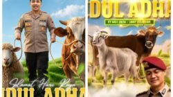 Polres Tanjung Perak dan Satresnarkoba Peringati Idul Adha dengan Penyembelihan Hewan Qurban