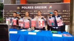 Sat Resnarkoba Polres Gresik Bekuk Dua Pengedar Sabu Jaringan Internasional