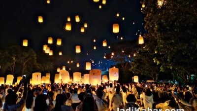 Ribuan Lampion Terangi Langit Borobudur, Peserta Rela Rogoh Jutaan Rupiah Demi Wujudkan Impian Ini