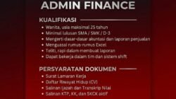 Lowongan Kerja Admin Finance di Surabaya, Lulusan SMA/SMK Dipersilakan Melamar