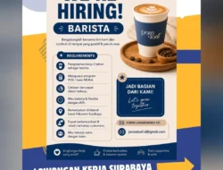 Peasnloaf Buka Lowongan Barista untuk Penempatan Surabaya Barat