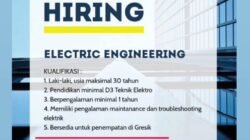 Lowongan Kerja Gresik 2026: PT Catur Mulia Mandiri Buka Posisi Electric Engineering