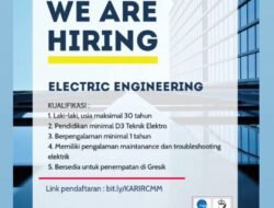 Lowongan Kerja Gresik 2026: PT Catur Mulia Mandiri Buka Posisi Electric Engineering