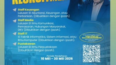 Universitas Sunan Gresik Buka Rekrutmen Pegawai Baru 2026, Simak Posisi dan Syaratnya