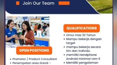 Lowongan Kerja Vivo dan Erafone Buka Posisi Promotor di Gresik-Lamongan, Simak Syaratnya