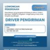 Lowongan Kerja Driver Pengiriman di Ungaran, Minimal Lulusan SMA