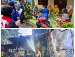 Geger !!! Rumah Seorang Warga Salam Magelang Hangus Di Lalap Si Jago Merah