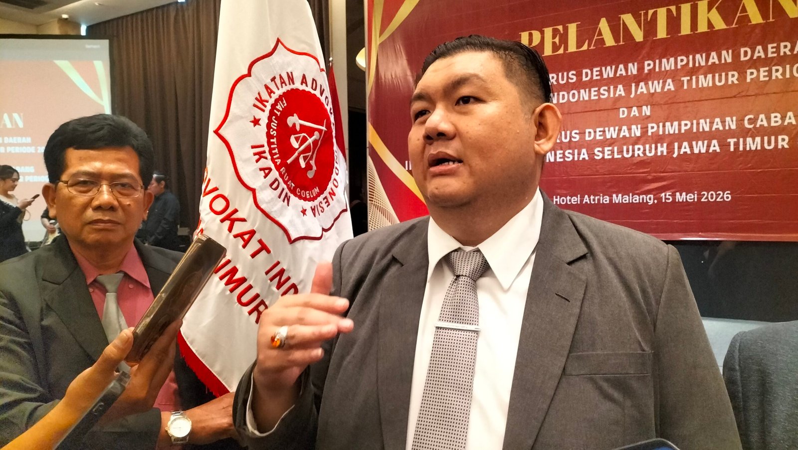 Ketua DPD IKADIN Jawa Timur terpilih, Leo A. Permana, S.H., M.Hum