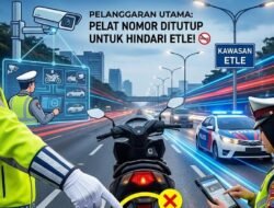 ​Waspada! Plat Nomor Ditutup Demi Hindari ETLE Bakal Jadi Incaran Utama Operasi Patuh 2026