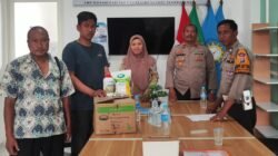 Polsek Tarik Pantau Perkembangan Tanaman Jagung Guna Swasembada Pangan