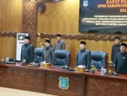 Paripurna III DPRD Tanjab Barat, Bupati Anwar Sadat Apresiasi Sinergi Fraksi dalam Pembahasan Ranperda
