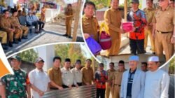 Wabup Murison Serahkan Bantuan Kebakaran di Sebukar, Wujud Kepedulian Pemkab kepada Warga Terdampak