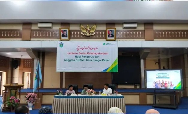 Pemkot Sungai Penuh Dorong Pengurus dan Anggota KDKMP Terlindungi BPJS Ketenagakerjaan
