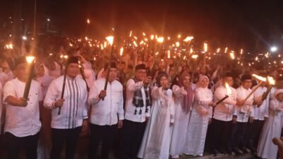 Ketua DPRD Hutri Randa Hadiri Pawai Obor Sambut Tahun Baru Islam 1 Muharram 1448 H