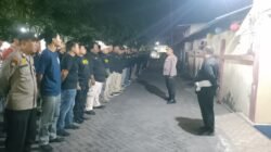 Polsek Gedangan dan 80 PAMTER Ranting Gedangan Gelar Apel Pasukan Antisipasi Pengesahan Warga Baru PSHT