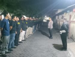 Polsek Gedangan dan 80 PAMTER Ranting Gedangan Gelar Apel Pasukan Antisipasi Pengesahan Warga Baru PSHT