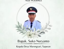 Karena Serangan Jantung, Kades Marongsari Sapuran Meninggal Dunia.
