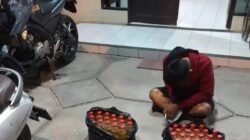 Sikap Tegas Polres Bantul, Berhasil Sita 216 Botol Miras