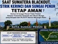 Berkat PLTA KMH Kerinci dan Sungai Penuh Tetap Terang Saat Blackout Sumatera