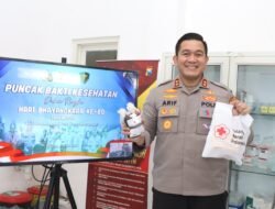 Bakti Kesehatan Donor Darah Hari Bhayangkara ke-80 Tahun 2026, Polres Lamongan Himpun 84 Kantong Darah