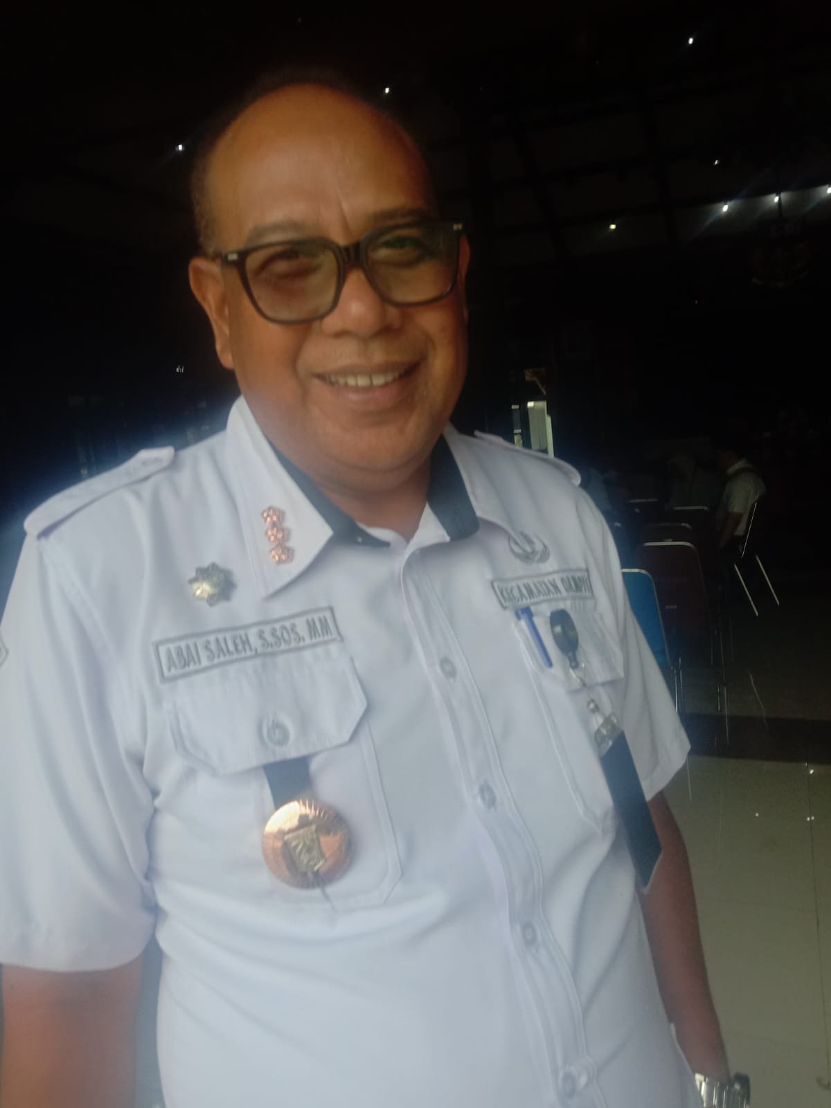 Camat Dampit Abai Saleh kami Mendukung Program PPTPKH agar Permasalahan Pertananah Desa bisa tertangani
