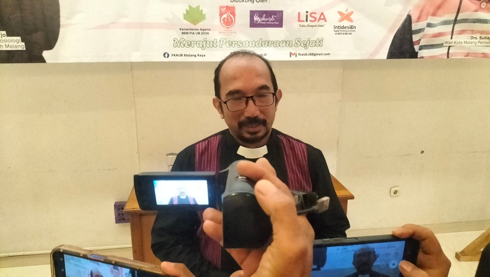 Sekjend FKAUB Malang Raya, Pdt David Tobing