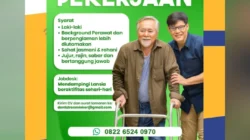 Lowongan Kerja Pendamping Lansia Dibuka, Laki-Laki Berpengalaman Perawat Diutamaka