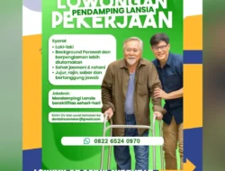 Lowongan Kerja Pendamping Lansia Dibuka, Laki-Laki Berpengalaman Perawat Diutamaka