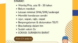 Lowongan Kerja Admin Packing di Surabaya Barat, Terbuka untuk Lulusan SMA/SMK