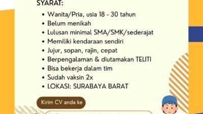 Lowongan Kerja Admin Packing di Surabaya Barat, Terbuka untuk Lulusan SMA/SMK