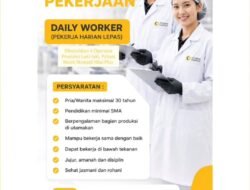 CV Dewi Kartika Buka Lowongan Daily Worker, Butuh 4 Operator Produksi di Driyorejo Gresik