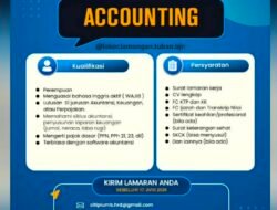 Lowongan Accounting PT Citi Plumb Lamongan, Pendaftaran Dibuka hingga 17 Juni 2026