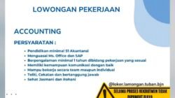 PT Buildyet Indonesia Buka Lowongan Accounting, Minimal S1 Akuntansi dan Menguasai SAP