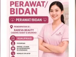 Lowongan Kerja Perawat/Bidan di Radeva Beauty, Penempatan Babat dan Baureno